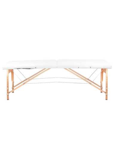 Associate Article 126965 STÓŁ SKŁADANY DO MASAŻU WOOD KOMFORT 2 SEGMENTOWE WHITE