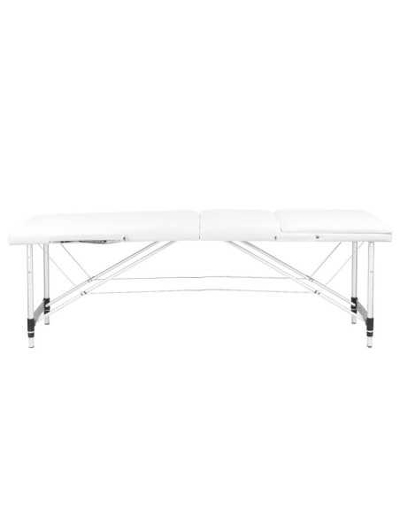 Associate Article 126968 STÓŁ SKŁADANY DO MASAŻU ALUMINIOWY KOMFORT 3 SEGMENTOWY WHITE