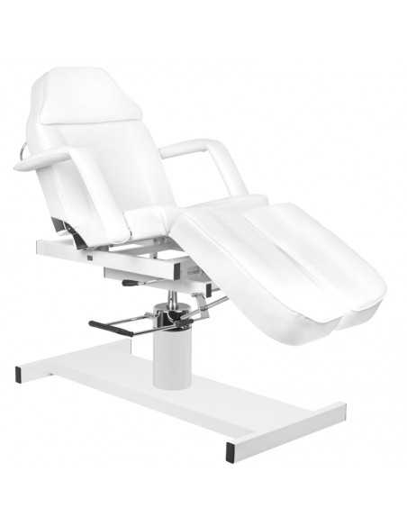 Witte hydraulische esthetische stoel. bij 210c
