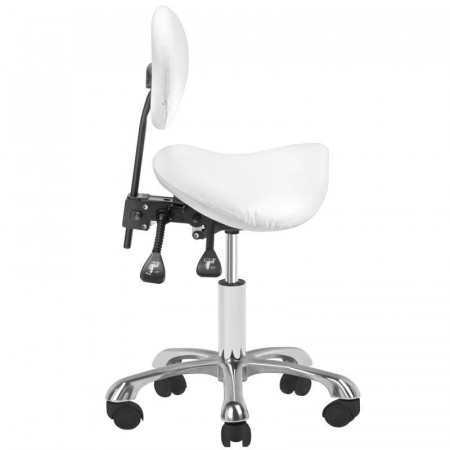Tabouret roulettes  100763 TABOURET COSMETIQUE 1025 BLANC GIOVANNI