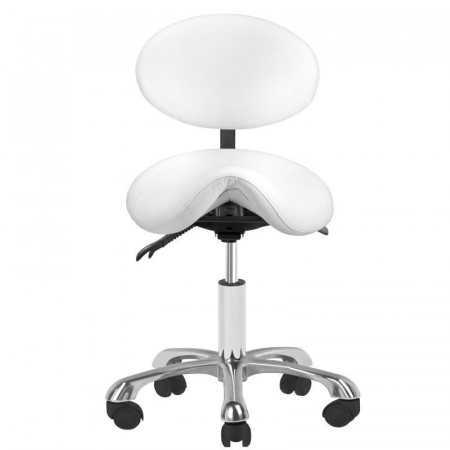 Tabouret roulettes  100763 TABOURET COSMETIQUE 1025 BLANC GIOVANNI
