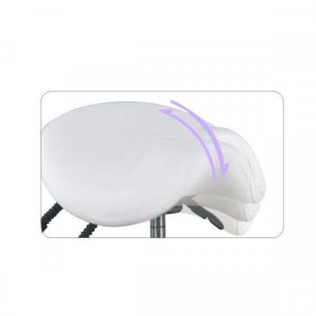 Tabouret roulettes  100763 TABOURET COSMETIQUE 1025 BLANC GIOVANNI