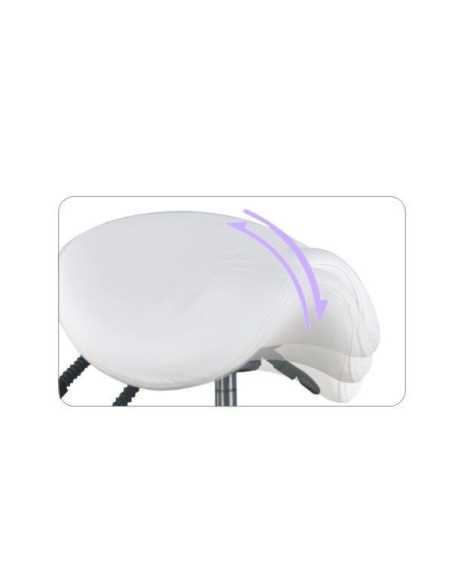 Tabouret roulettes 100763 TABOURET COSMETIQUE 1025 BLANC GIOVANNI
