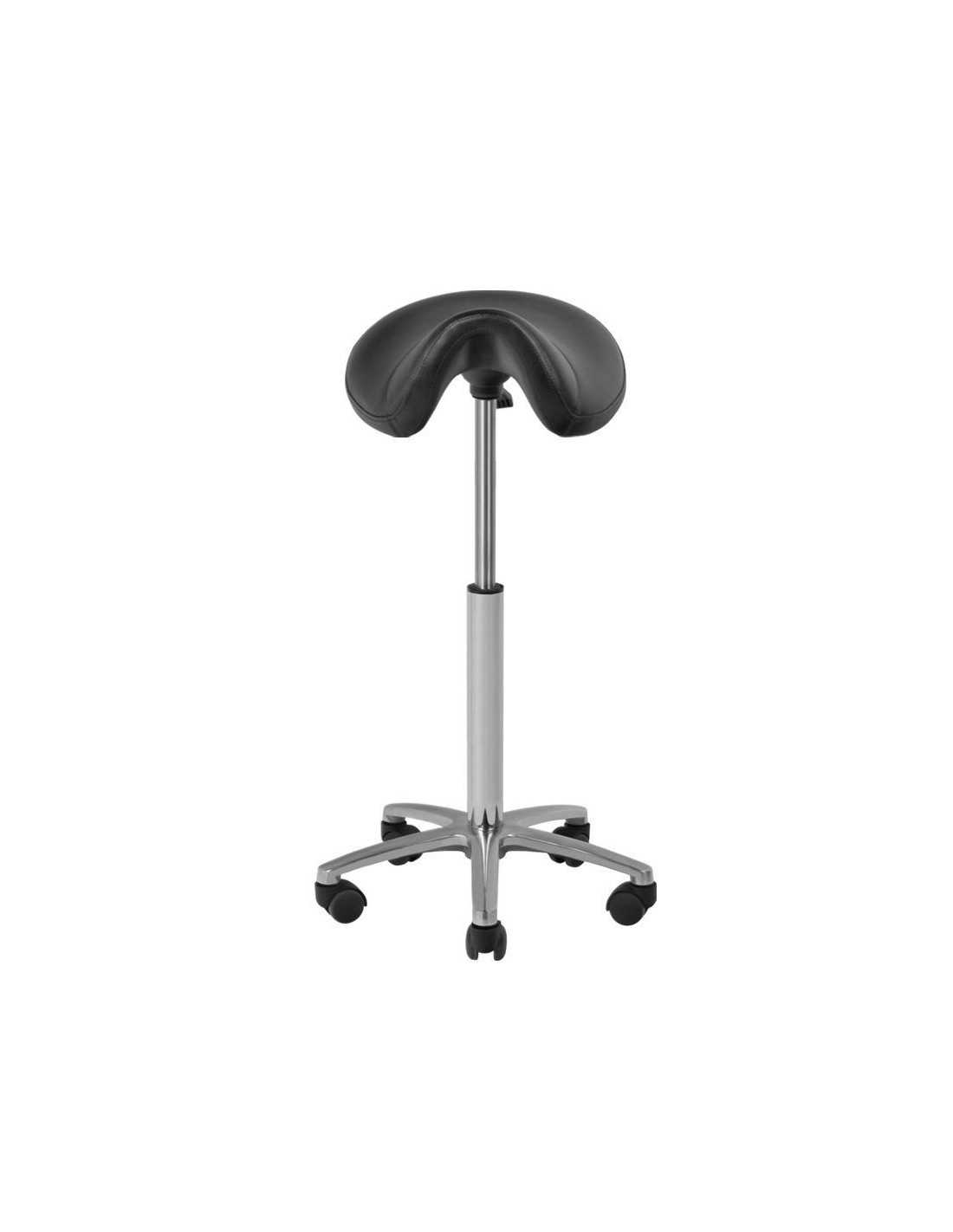 TABOURET COSMETIQUE-COIFFURE 001B NOIR HAUT