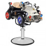 Fauteuil de coiffure enfant voiture police 