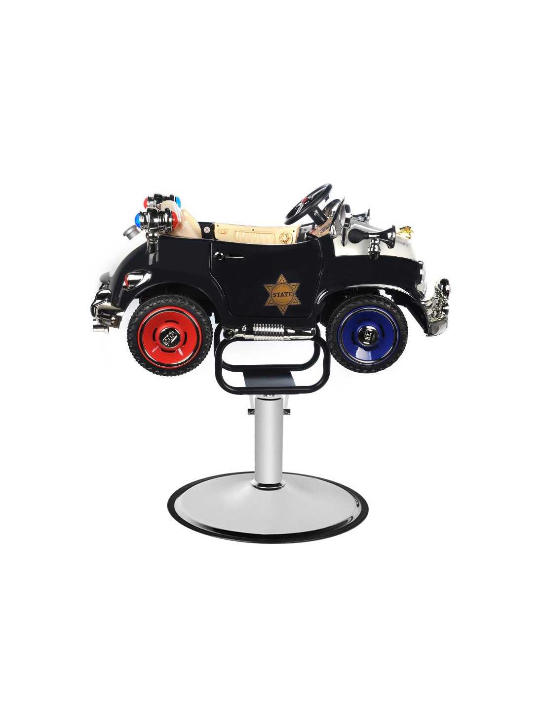 Children's police car hairdressing chair