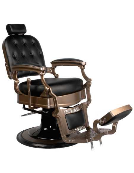 Black padded ernesto barber chair 