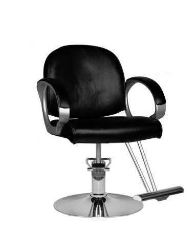 Spezia black hairdressing chair {attributes}