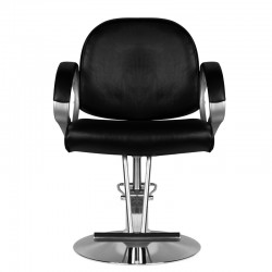 Black spezia hairdressing chair