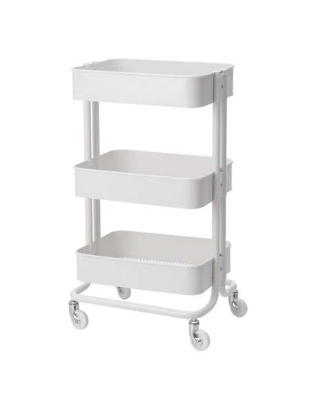 Table - cosmetic trolley hs05 white 