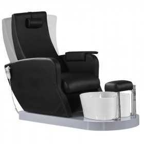 Fauteuil Pédicure Spa Massant 127545 Fauteuil spa pour pédicure noir