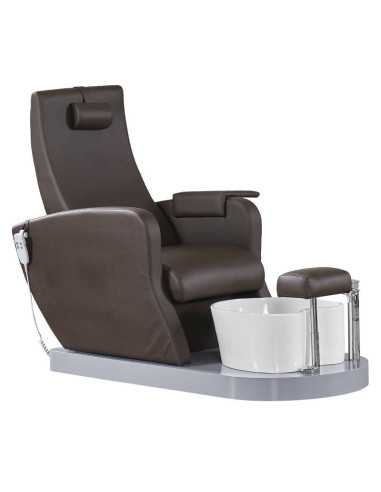 Pediküre-Spa-Massagestuhl 127546 Brauner Pediküre-Spa-Stuhl