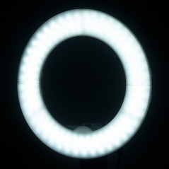 Profesjonalna lampa pierścieniowa 127938 ŚWIATŁO PIERŚCIENIOWE 10" 8W BIAŁA LAMPA PIERŚCIENIOWA LED
