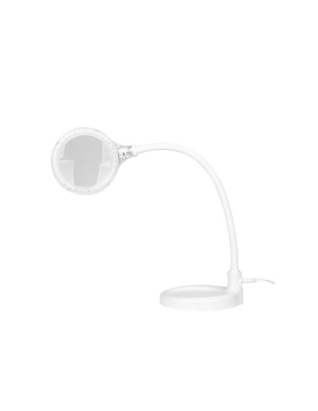 Lupa elegante elegante lamp 30 led smd 5d with base and clip for desk
