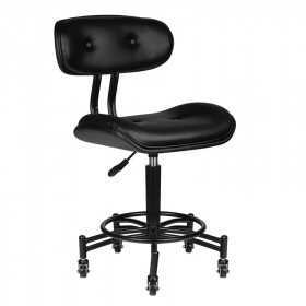 Tatouage 129237 TABOURET A ROULETTE NOIR TATOUAGE FLORENCE