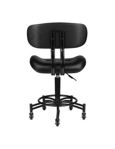 Tabouret à roulettes ou am-830 noir