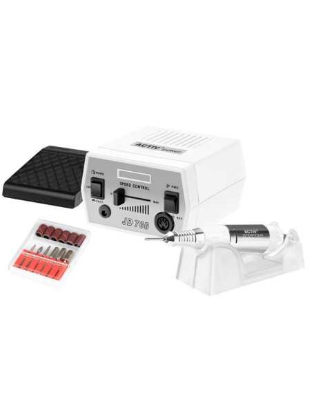 Lixadeira de Unhas 131749 LIXADEIRA DE UNHAS JD700 BRANCA + LÂMPADA DE ESCRITÓRIO SLIM 20W BRANCA