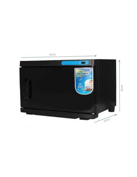Chauffe-serviettes avec sterilisateur uv-c 16 l noir 