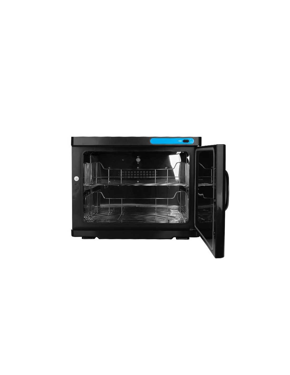 Handtuchwärmer mit UV-C-Sterilisator 23 l schwarz