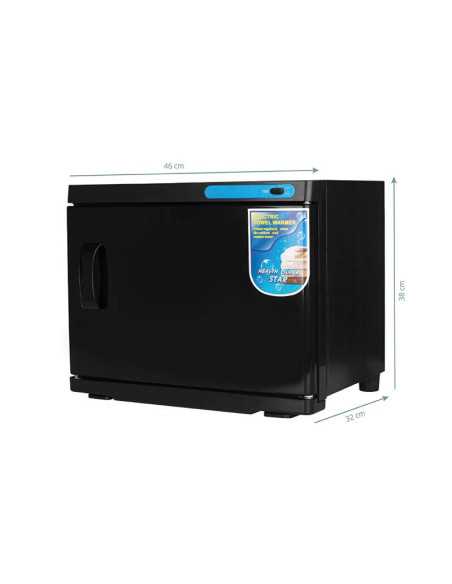 Chauffe-serviettes avec sterilisateur uv-c 23 l noir 