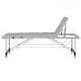 Table de massage pliante 130791 Table pliante pour massage confort aluminium 3 sections gris