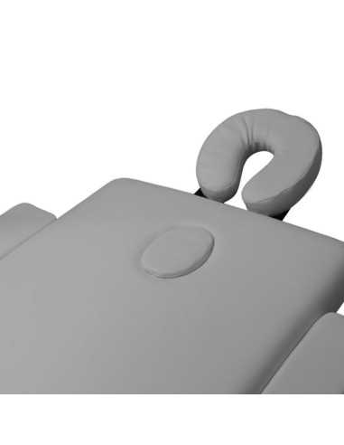 Klappbare Massageliege 130791 Klappbare Massageliege Komfort Aluminium 3-teilig grau