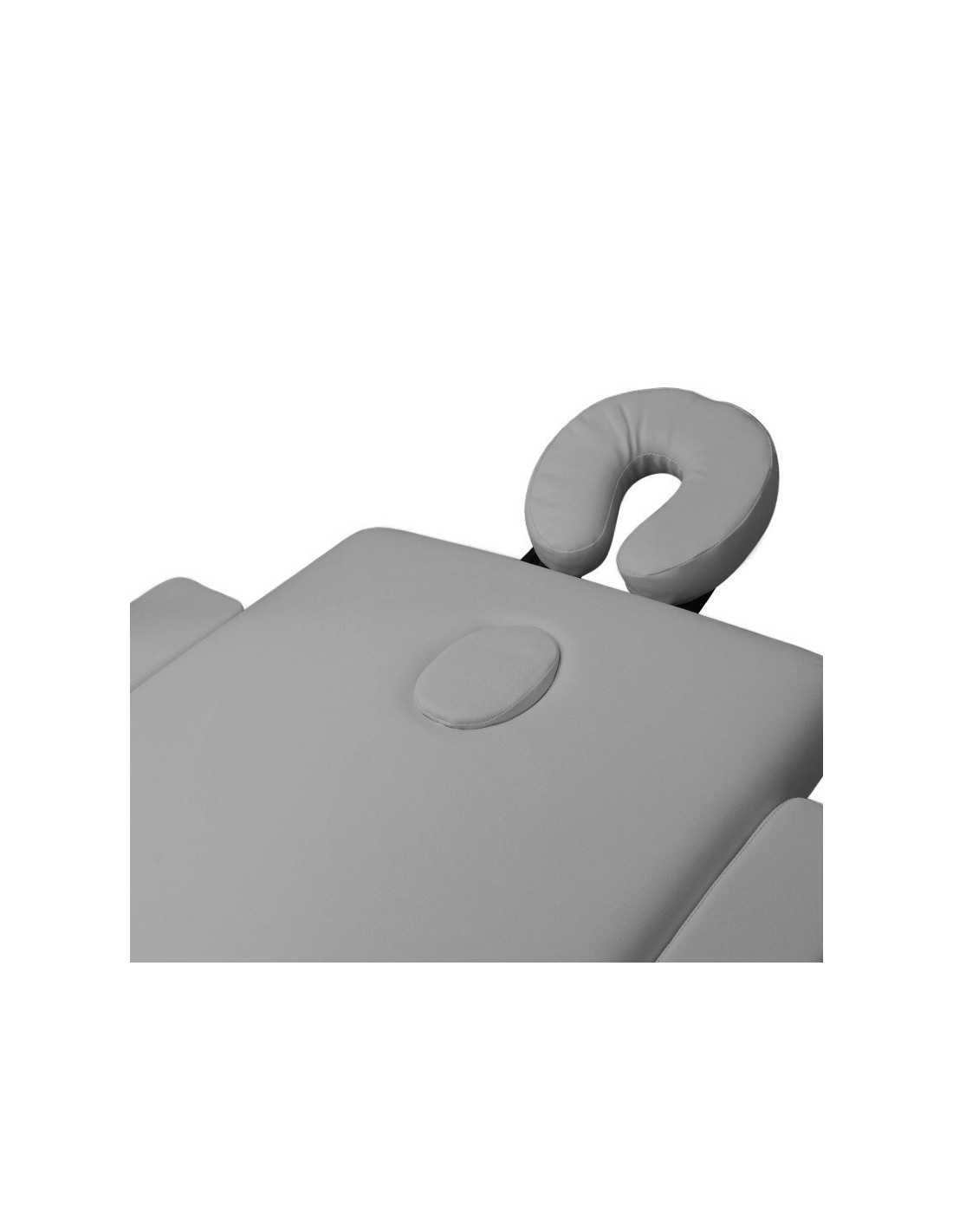 Table de Massage 130791 TABLE PLIANTE POUR MASSAGE CONFORT ALUMINIUM 3 SECTIONS GRIS