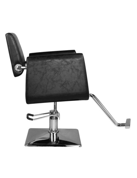 Fauteuil de coiffure imperia noir 