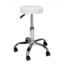 Tabouret roulettes 129898 Tabouret cosmetique am-310 blanc