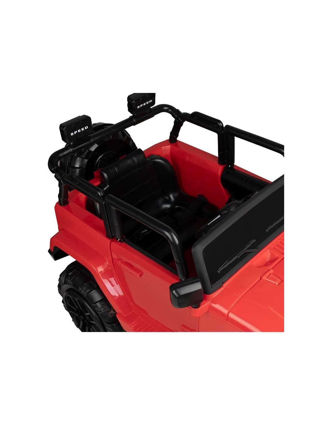 Peinado infantil coche niño todoterreno. 