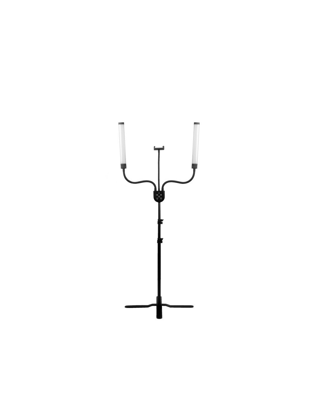 Professional Ring Light 126603 LED RING LIGHT MAKEUP AND EYELASHES POLLUKS IV TYPE MSP-MJ-02 BLACK WITH REMOTE CONTROL