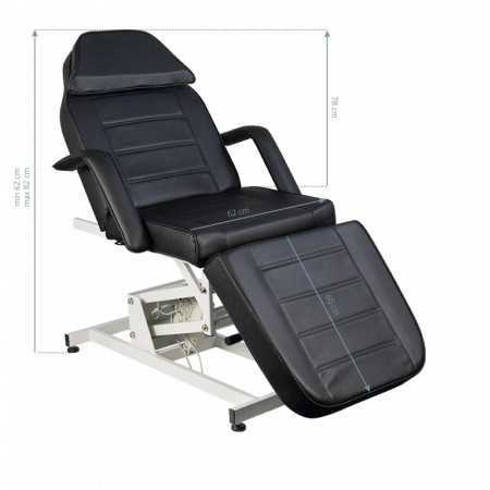 Cadeiras estéticas 129099 CADEIRA ELÉTRICA COSMÉTICA. MOTOR AZZURRO 673A 1 PRETO