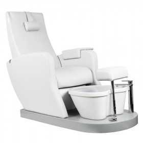 FAUTEUIL SPA POUR PÉDICURE BLANC 