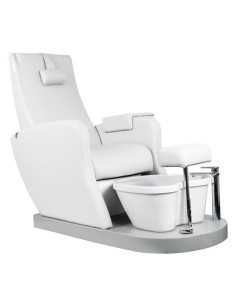 FAUTEUIL SPA POUR PÉDICURE BLANC 