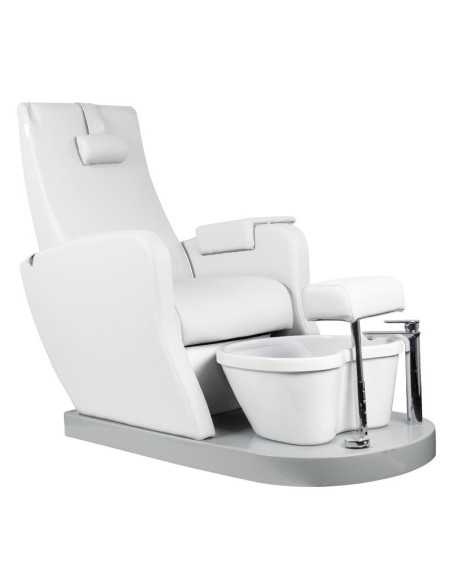 Witte pedicure spa stoel