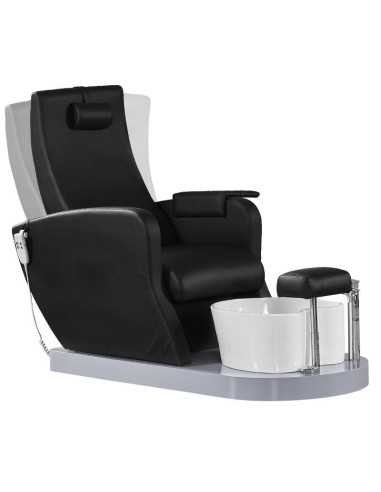 SILLA DE SPA PEDICURE NEGRA CON BOMBA