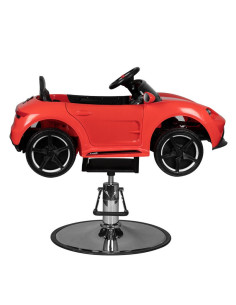 Sedia da parrucchiere per bambini rossa porshe car