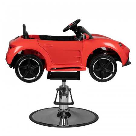 Chaise de coiffure enfant voiture porshe rouge 