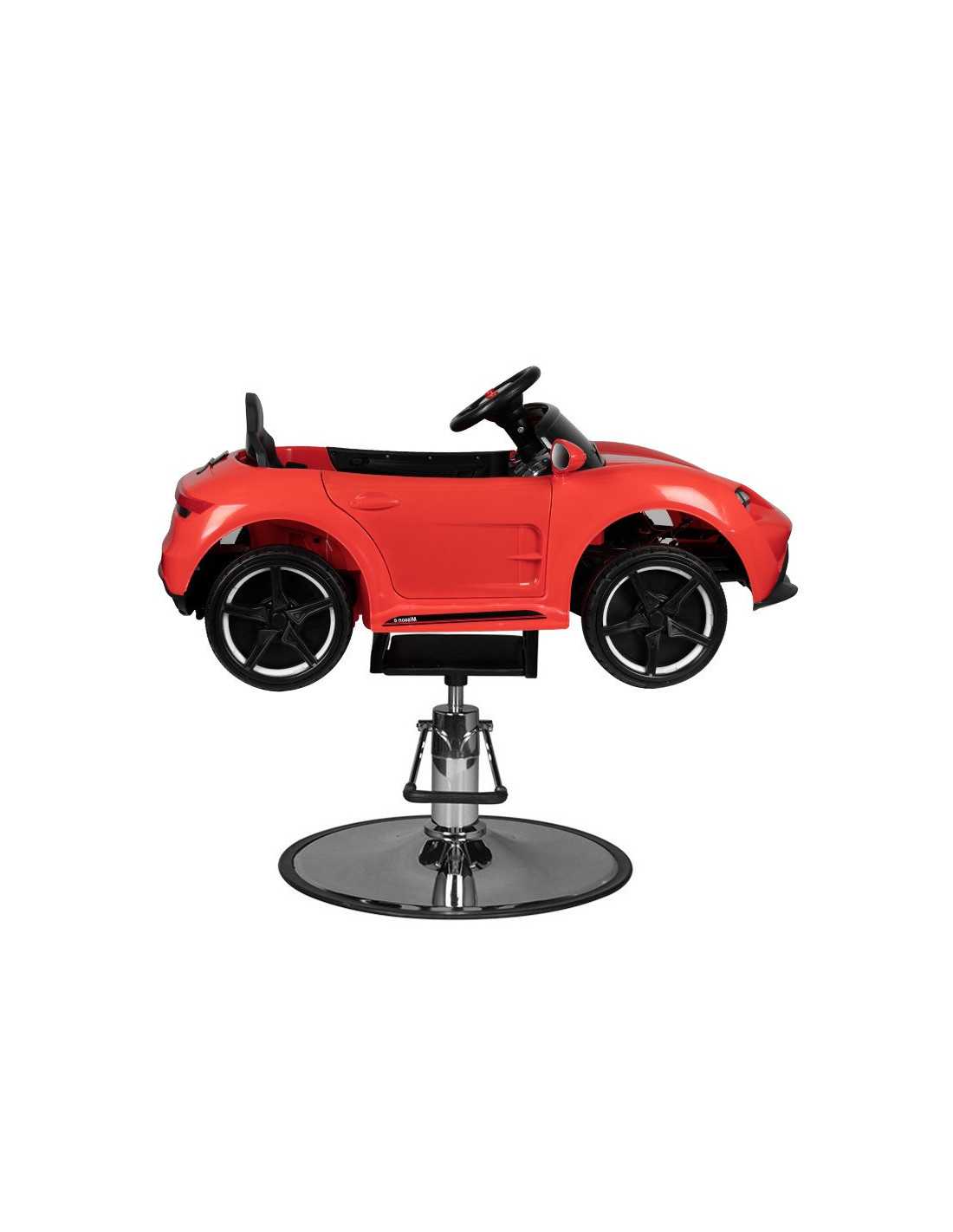 Red Porsche car children's hairdressing chair