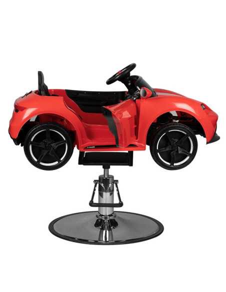 Cadeira de cabeleireiro infantil carro Porsche vermelho