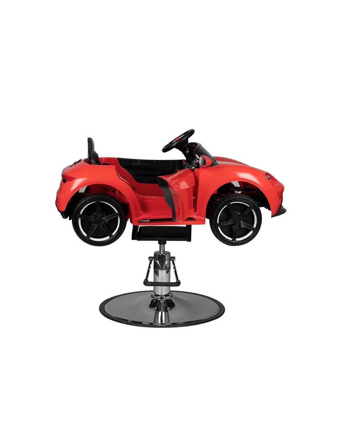 Red Porsche car children's hairdressing chair