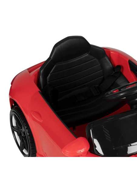 Rode porshe auto kappersstoel voor kinderen 
