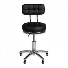 Tabouret à roulettes AM-877 NOIR 2