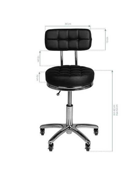 Associate Article 131987 TABORET KOSMETYCZNY AM-877 CZARNY