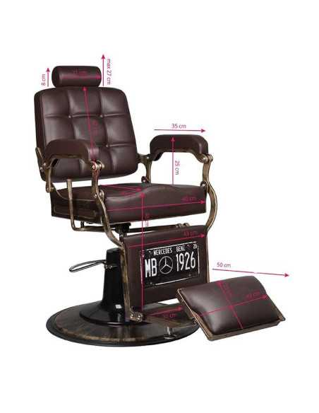 Barber chair hd boss brown 