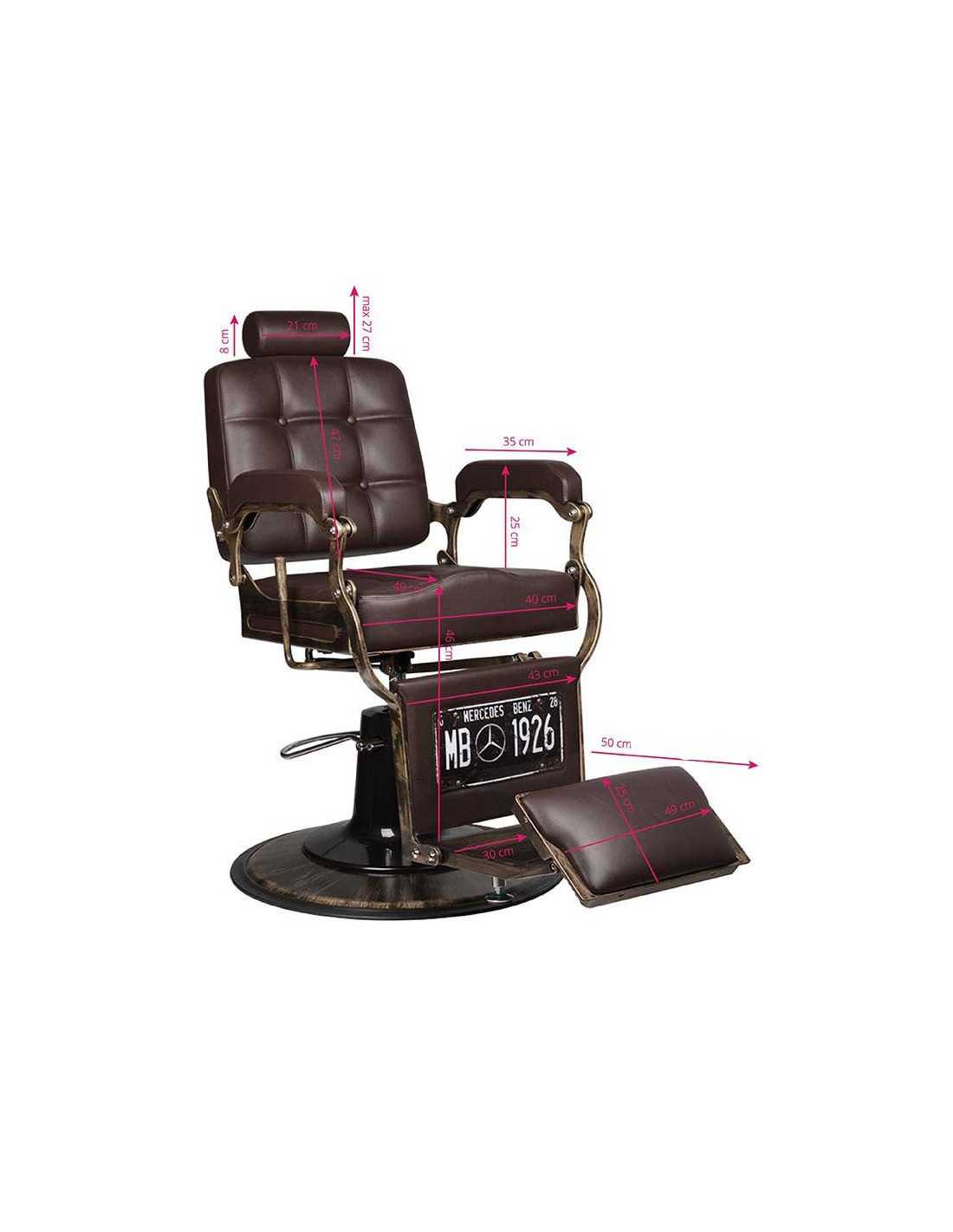 HD Boss Brown kappersstoel