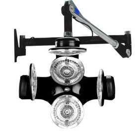 Casque climazon murale  infra quartz sur bras noir 
