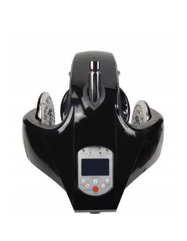 Casque climazon murale infra quartz sur bras noir 