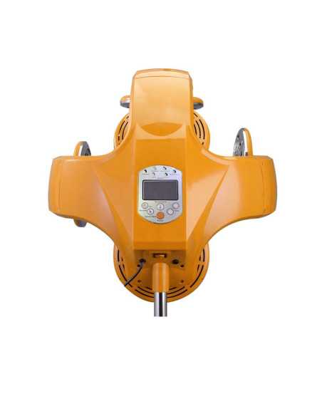 Capacete climazon de pé infra-quartzo laranja