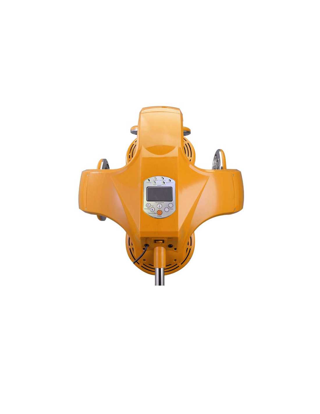 Climazon helmet on orange infrared quartz stand